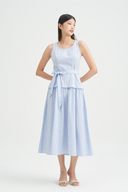 [Preorder] Marceline Drop Waist Midaxi Dress