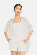 Geordie Long-Sleeved Sheer Shirt