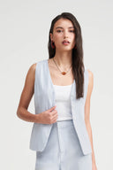 Kyla Tailored Button Down Vest
