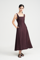 Celeste Square Neck Panelled Dress