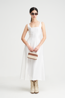 Celeste Square Neck Panelled Dress