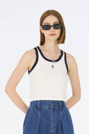 Bo Contrast Trim Tank Top