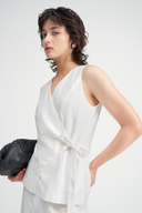 Hadley Sleeveless Wrap Top