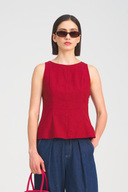 Emerson Tie-Back Sleeveless Top