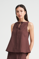 Emery Ribbon Sleeveless Top