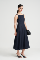 Camren Florentine Neck Midaxi Dress