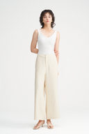 Jude Tailored Straight Leg Pants in Tusk Yellow