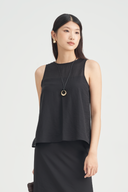 Runa Sheer Layered Sleeveless Top