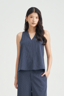 [Preorder] Ada Pinstripe Sleeveless Top
