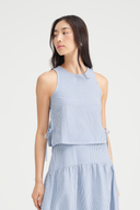 Mathilda Striped Sleeveless Top