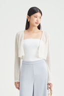 Elora Open-Knit Crochet Cardigan