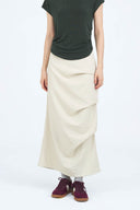 Prue Ruched Slit Skirt