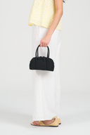 Aira Mini Suede Handbag with Sling Strap