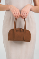 Aira Mini Suede Handbag with Sling Strap
