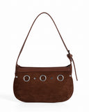Vega Mini Shoulder Bag with Metallic Accent