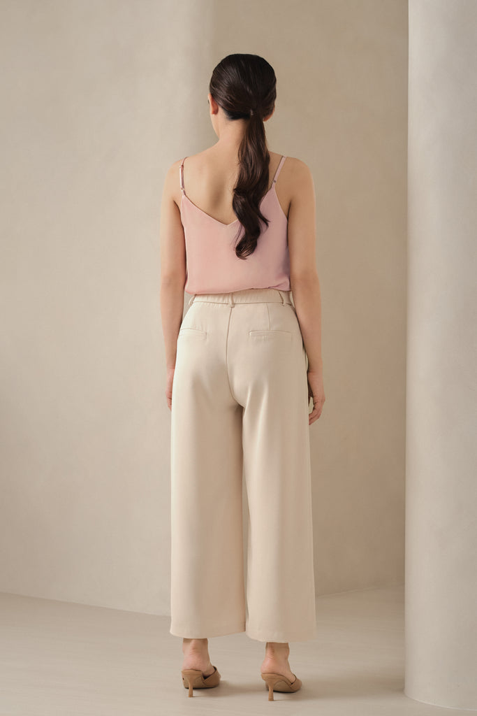Yacht21, Yacht 21, yacht21, yacht 21, Y21, y21, womenswear, ladieswear, ladies, fashion, clothing, fuss-free, low ironing, wrinkle free, casual, easy, versatile, comfortable, classic, basic, top, strap, adjustable, straps, crop, cami, sleeveless, pink, blue, sweet, feminine, comfy, Demi Cami Top in Pink