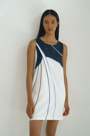 Yacht21, Yacht 21, yacht21, yacht 21, Y21, y21, womenswear, ladieswear, ladies, fashion, clothing, Y21 x grey_evolution, The Ageless Capsule Wardrobe, collaboration, dress, sleeveless, shift dress, in-house designed print, butterfly, inspired, motif, unique, versatile, classic, timeless, minimalistic, contemporary, Angusta Butterfly Shift Dress