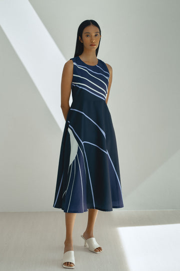 Yacht21, Yacht 21, yacht21, yacht 21, Y21, y21, womenswear, ladieswear, ladies, fashion, clothing, Y21 x grey_evolution, The Ageless Capsule Wardrobe, collaboration, dress, sleeveless, A-line, flattering, in-house designed print, butterfly, inspired, motif, unique, versatile, classic, timeless, minimalistic, contemporary, Morpho Butterfly Maxi Dress
